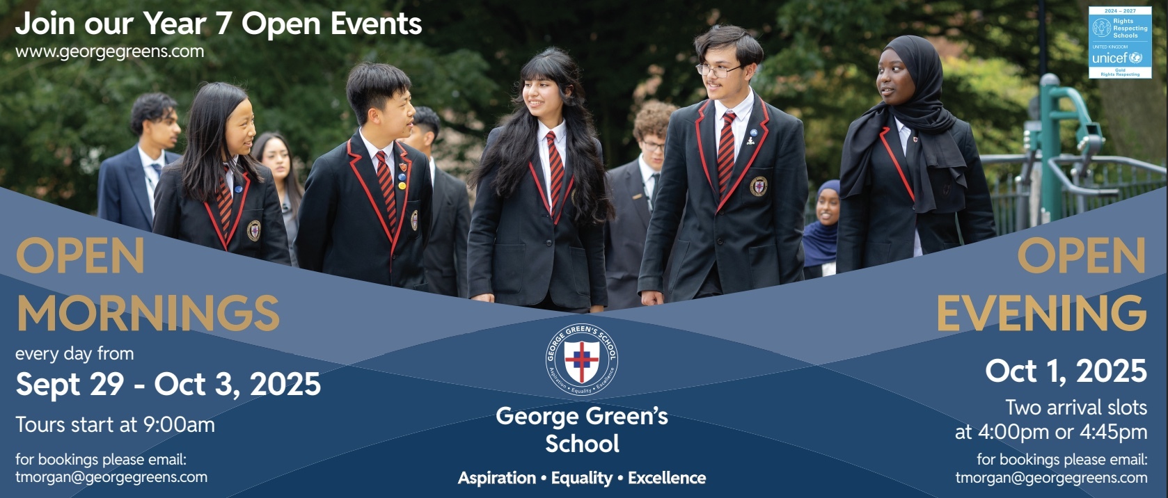 Open Evening Banner 2025