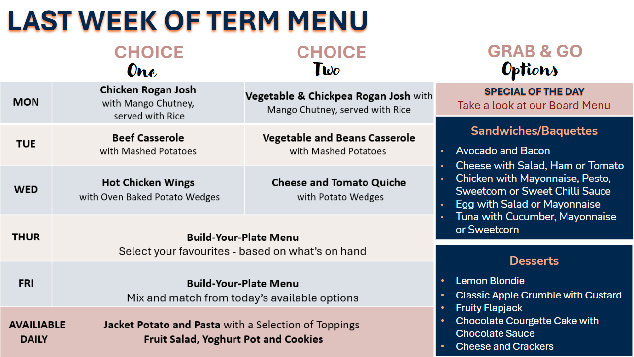 Menu Week3
