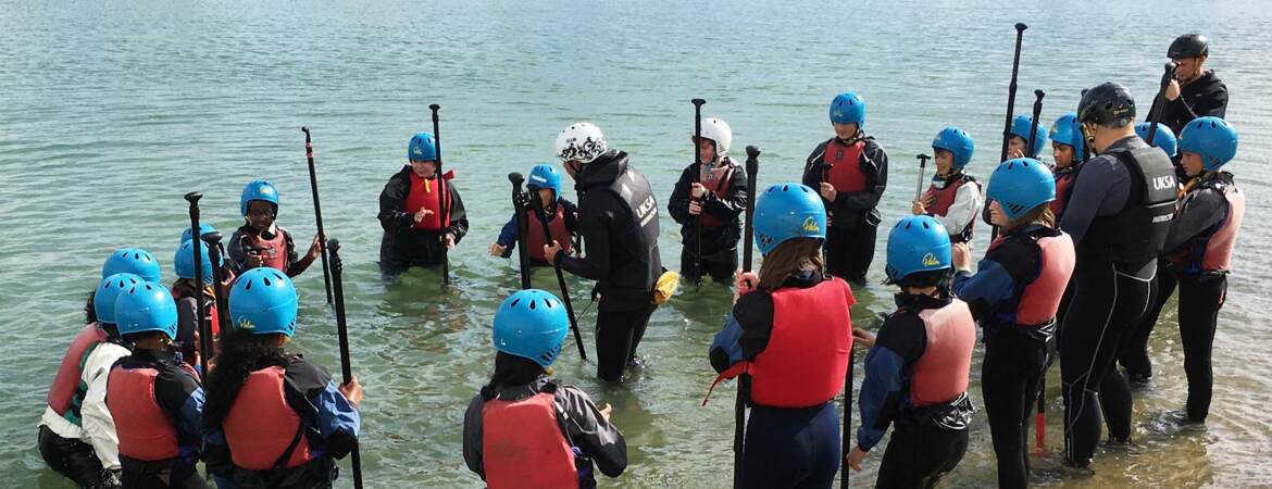 Year 8 Super-Sailors out at sea
