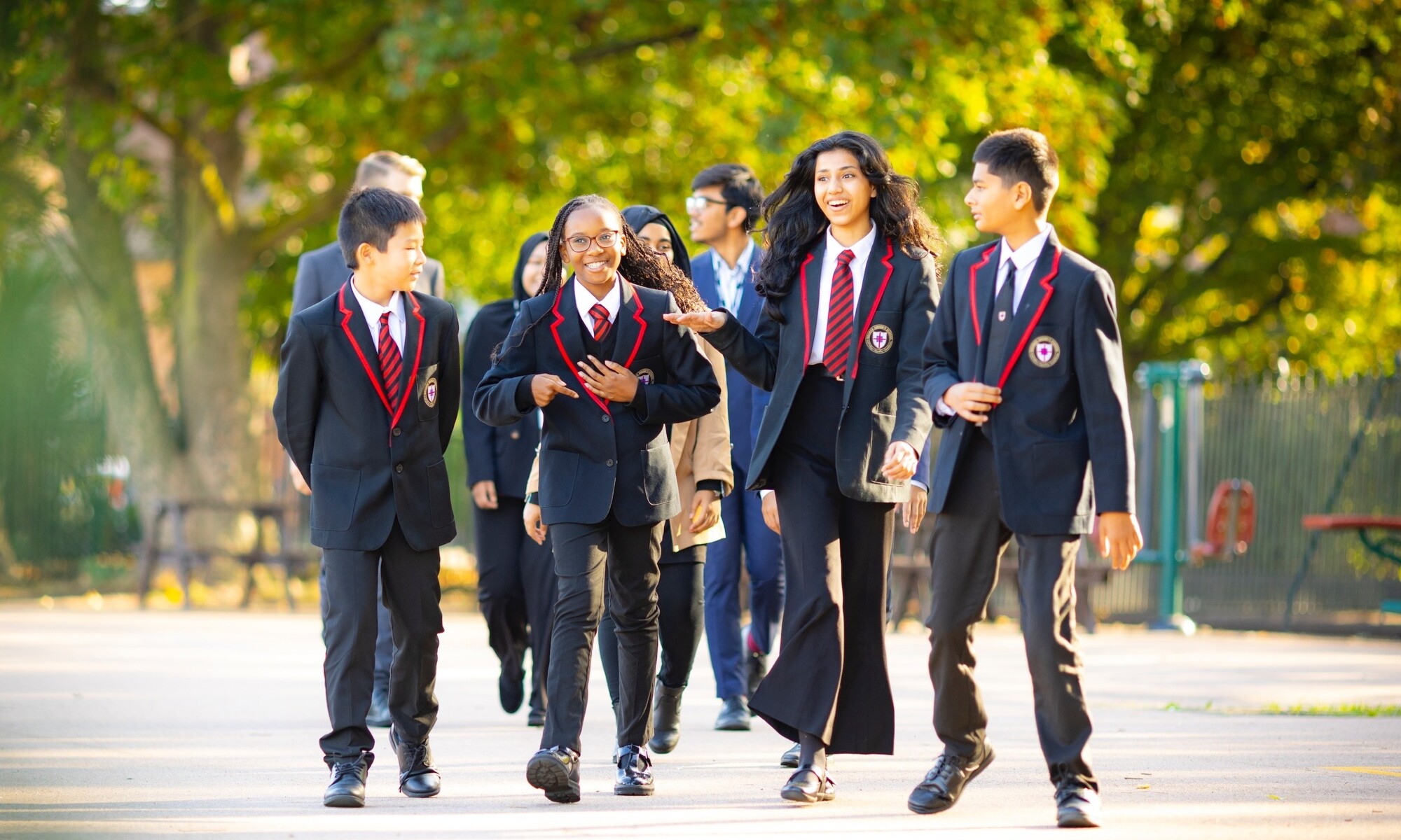 George Green's Students walking