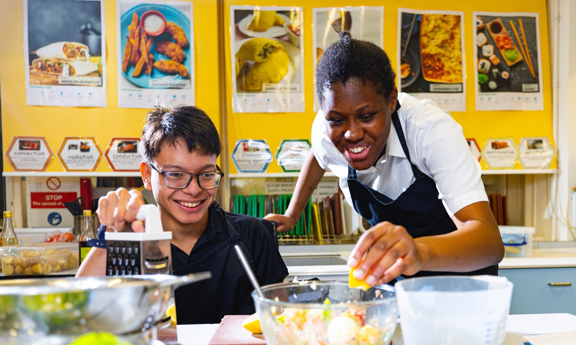 George Green's Students Cooking