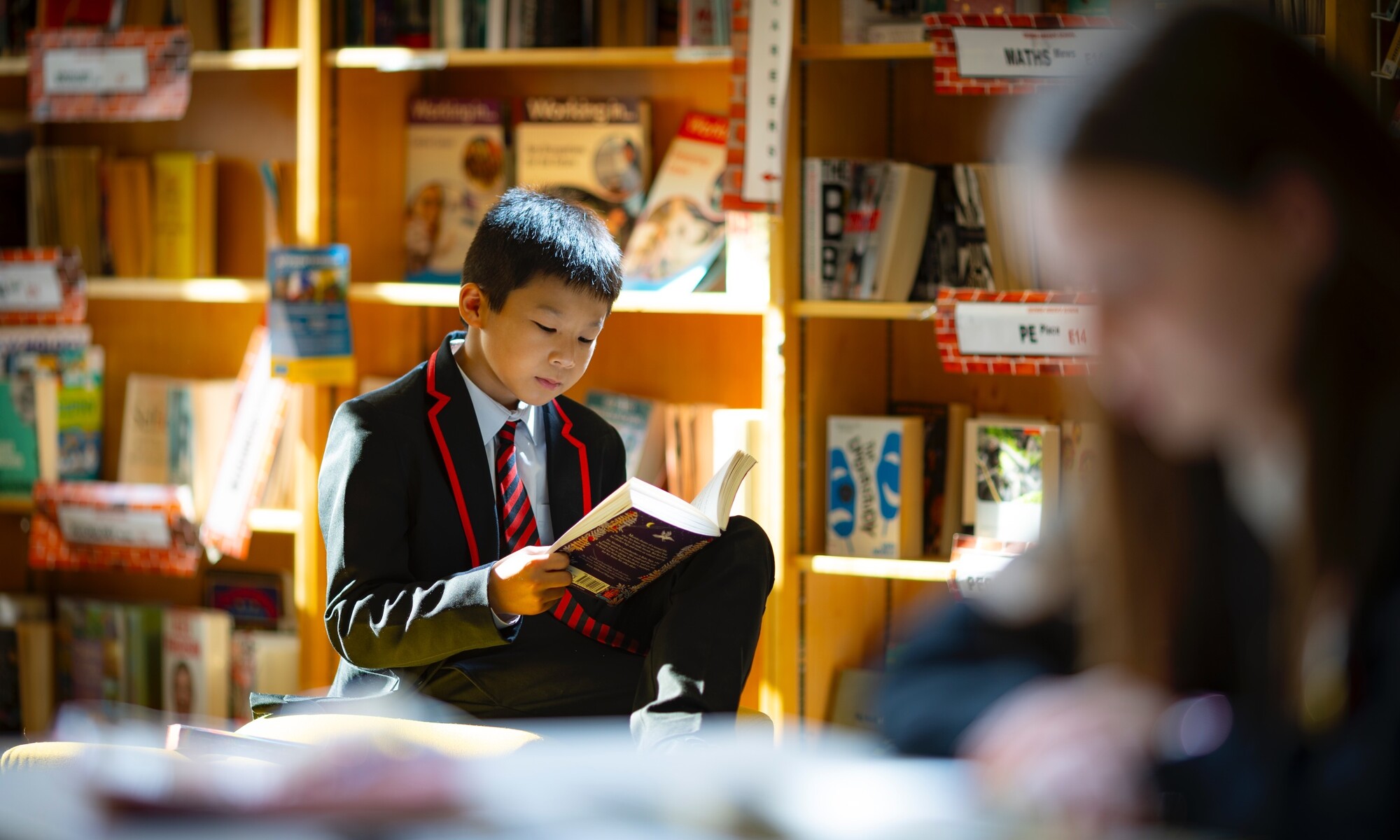 George Green's Student reading in Library