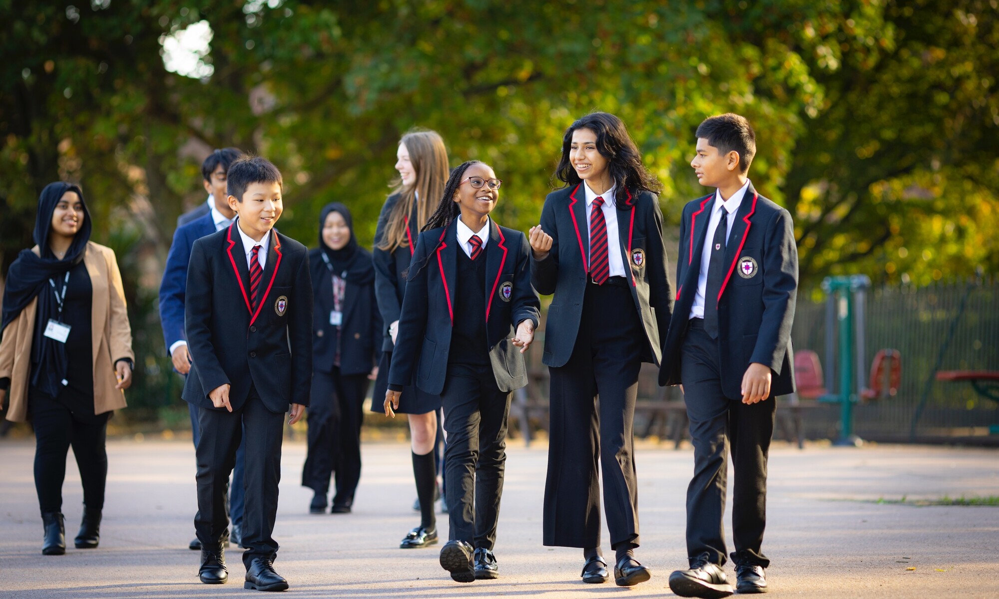George Green's Students walking
